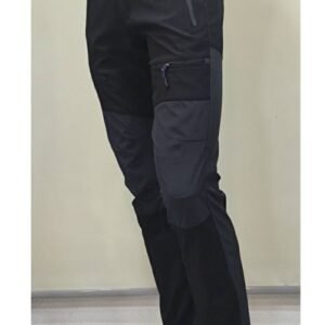 comprar pantalón trekking fino barato negro