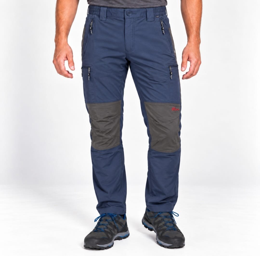 Pantalón trekking algodón verano hombre