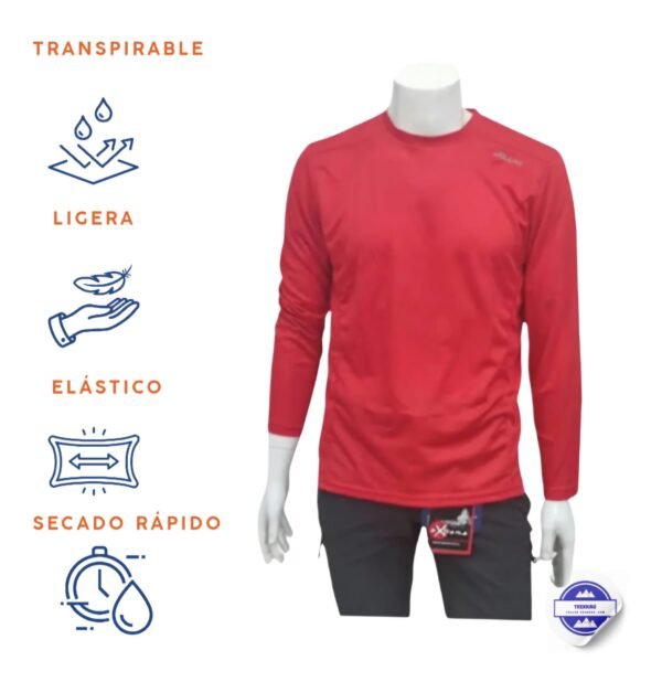 Joluvi camiseta manga larga running hombre