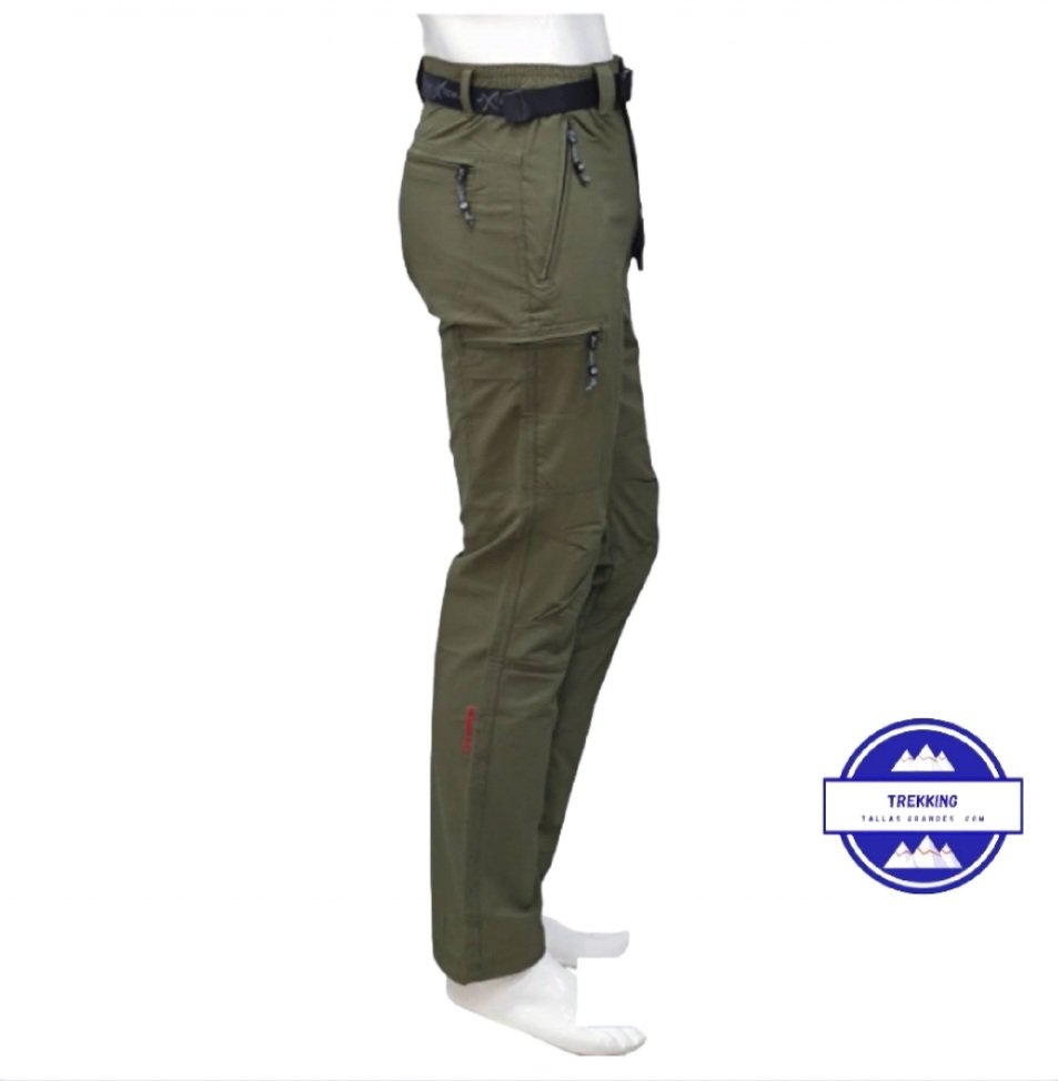 Pantalón trekking grueso tallas grandes hombre 