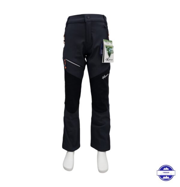 Pantalón de Trekking Infantil Reiki – Invierno en Color Gris cremallera gris perla