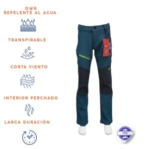 Pantalón trekking infantil Reiki invierno azul