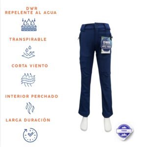 Pantalón de Trekking Infantil Aosta-Boy Invierno en Azul