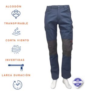 Pantalón de Trekking de Algodón Tallas Grandes para Hombre