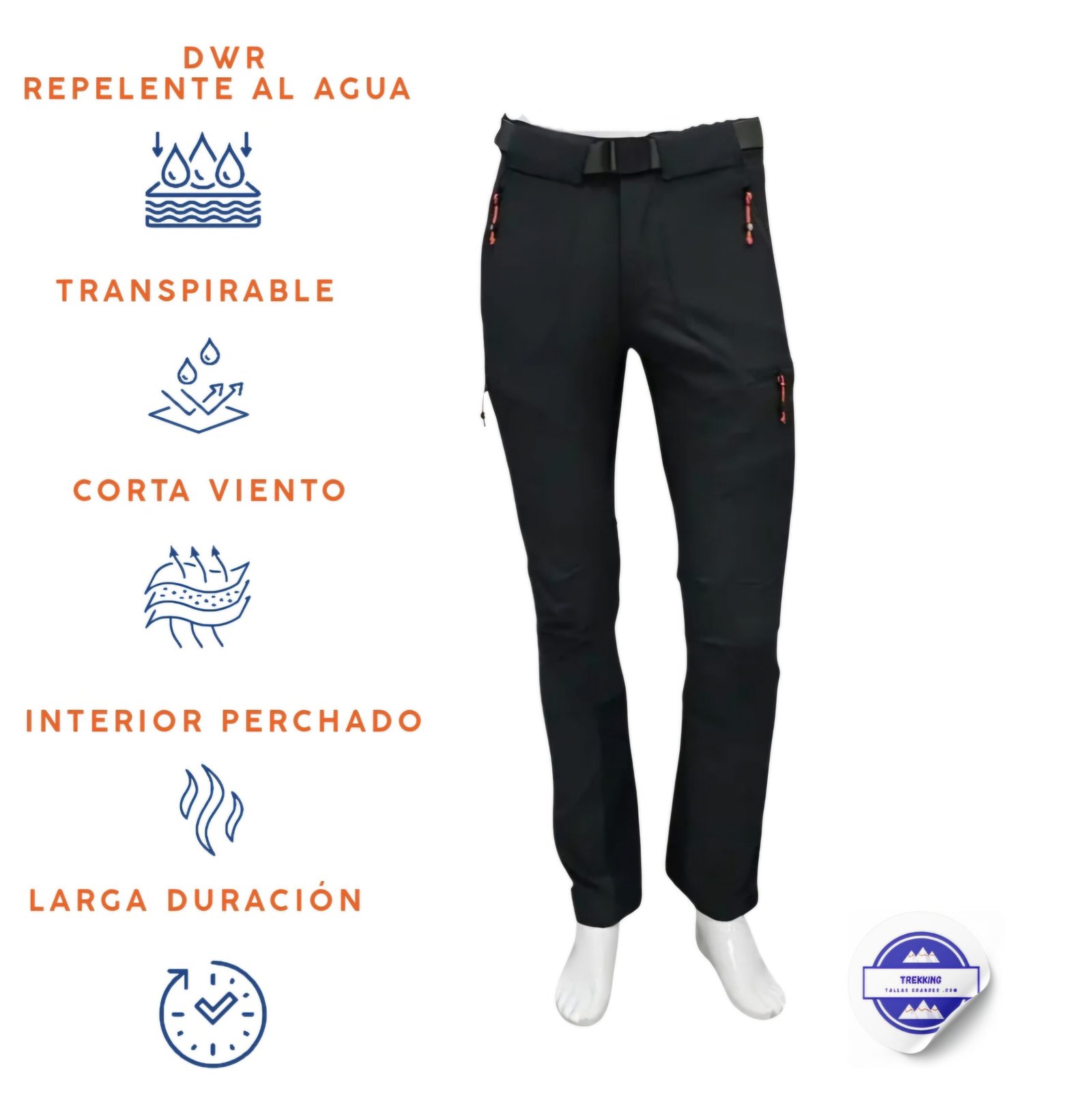 Pantalón de Trekking otoño-invierno para Hombre - Modelo Liken