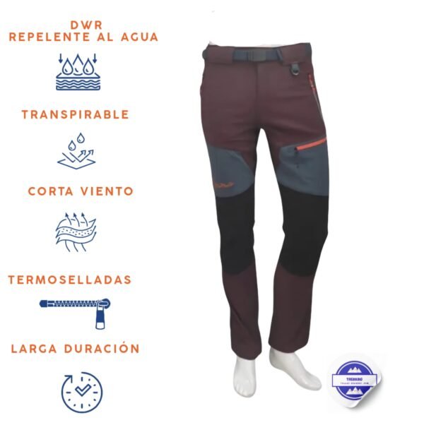 Pantalón Trekking Invierno Hombre - Modelo Diablo