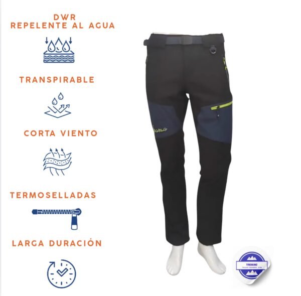 Pantalón Trekking Invierno Hombre - Modelo Diablo