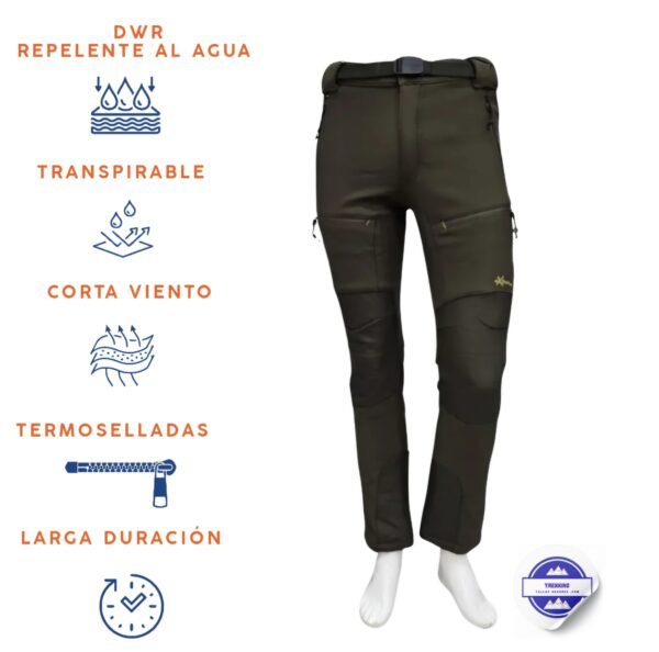 Pantalón de Trekking caza para Hombre 