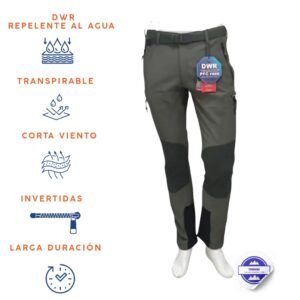 Pantalón trekking invierno hombre Drums cremalleras termoselladas