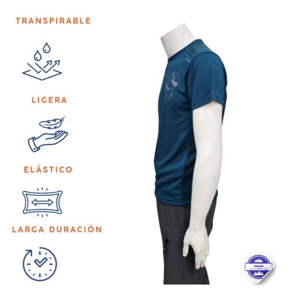 Camiseta Técnica Hombre Joluvi Gilbo – Serigrafía del Pico en Espalda y Frontal