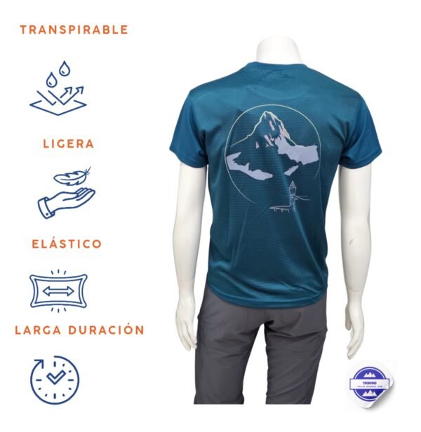Camiseta Técnica Hombre Joluvi Gilbo – Serigrafía del Pico en Espalda y Frontal