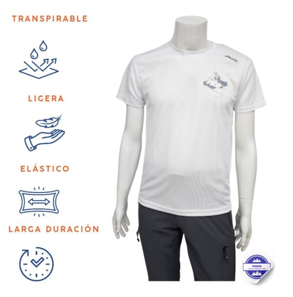 Camiseta Técnica Hombre Joluvi Gilbo – Serigrafía del Pico en Espalda y Frontal