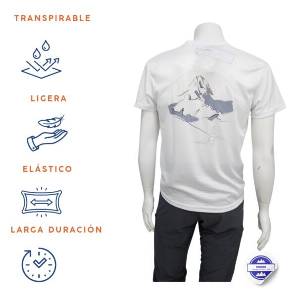 Camiseta Técnica Hombre Joluvi Gilbo – Serigrafía del Pico en Espalda y Frontal