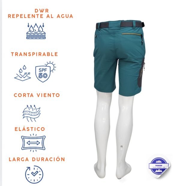 Bermuda Hero montaña elástica extreme verde hombre