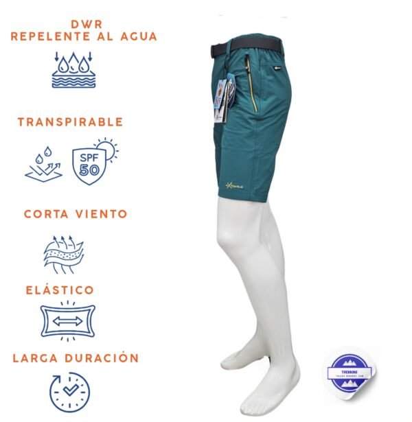 Bermuda Hero montaña elástica extreme verde hombre