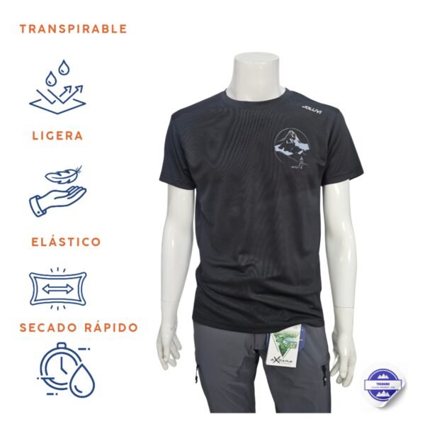 Camiseta Técnica Hombre Joluvi Gilbo – Serigrafía del Pico en Espalda y Frontal