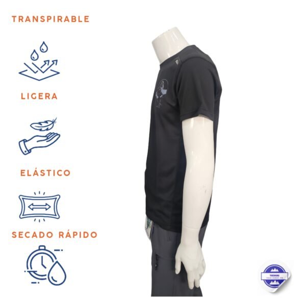 Camiseta Técnica Hombre Joluvi Gilbo – Serigrafía del Pico en Espalda y Frontal
