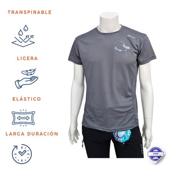 Camiseta Técnica Hombre Joluvi Gilbo – Serigrafía del Pico en Espalda y Frontal