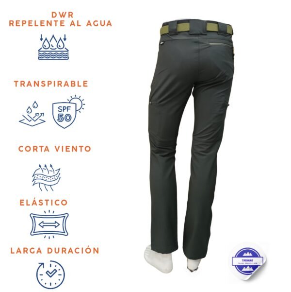 Pantalón trekking entretiempo eXtreme verde oliva modelo Gamer