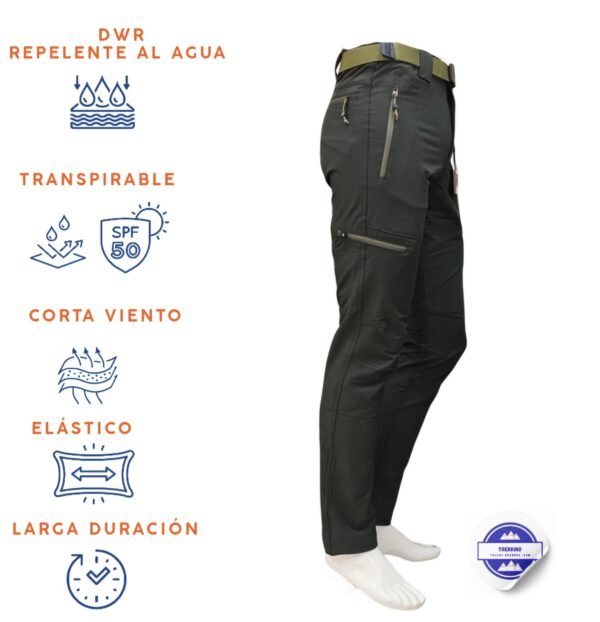 Pantalón trekking entretiempo eXtreme verde oliva modelo Gamer