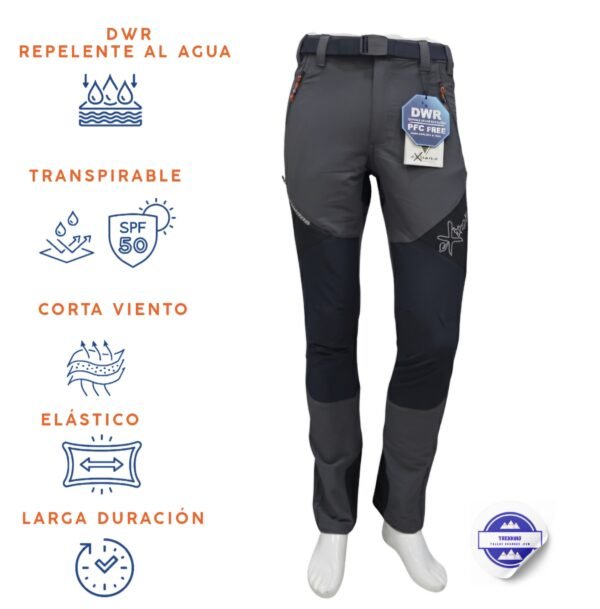 Pantalón de Trekking entretiempo para Hombre Bail Evo