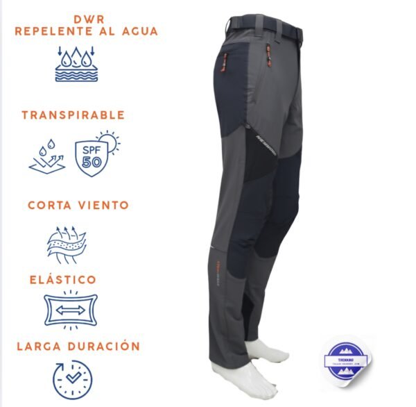 Pantalón de Trekking entretiempo para Hombre Bail Evo