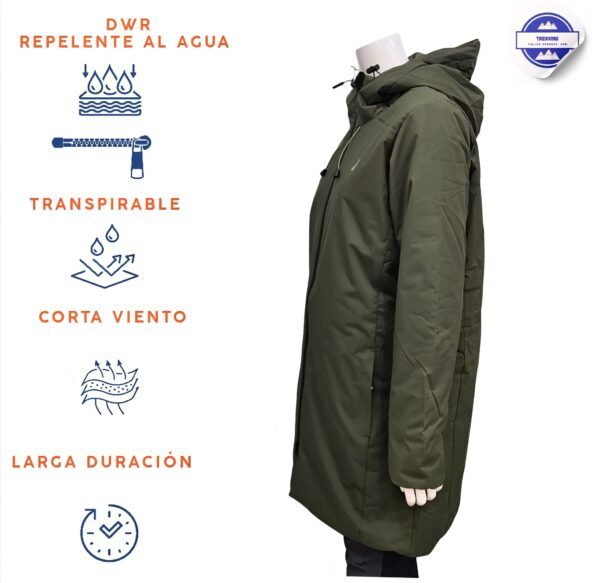Abrigo anorak Joluvi Stormy W.Verde (tallaje entallado)