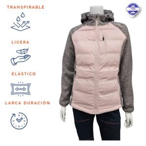 Chaqueta Hibrída Nublo Joluvi para mujer