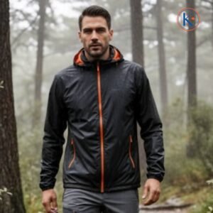 Chubasquero hombre con capucha desmontable