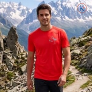 Camiseta Técnica Hombre Joluvi Inter Roja Pico Gilbo