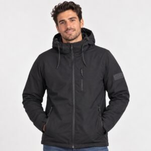 Chaquetón Losan con capucha desmontable para hombre