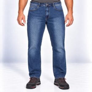 Pantalón Vaquero Koyote Tallas Grandes Hombre Azul Denim Medio