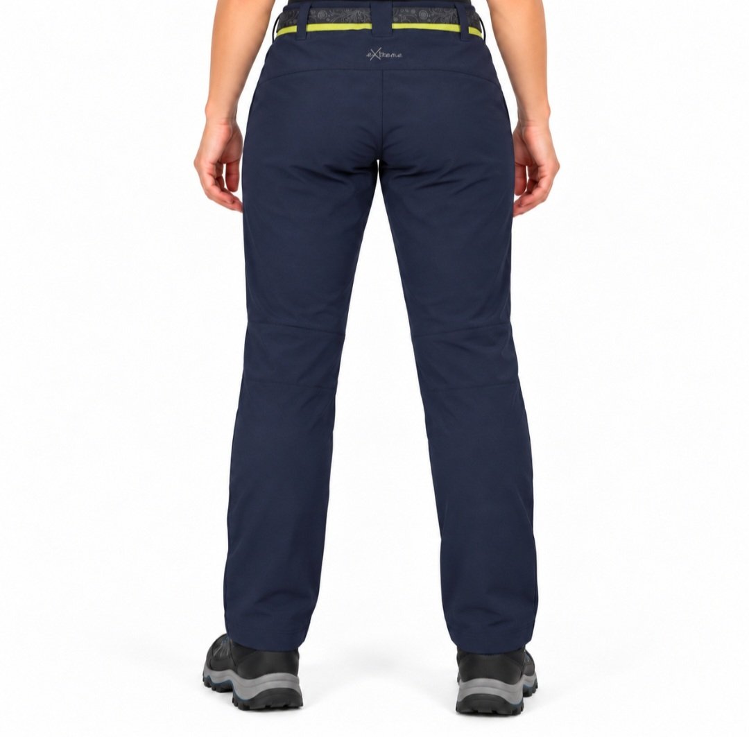 Pantalón trekking entretiempo MEDIUM BLUE para mujer