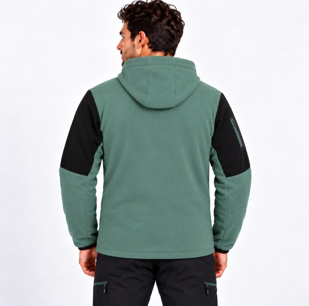 Sudadera con capucha y cremallera KLROO para hombre