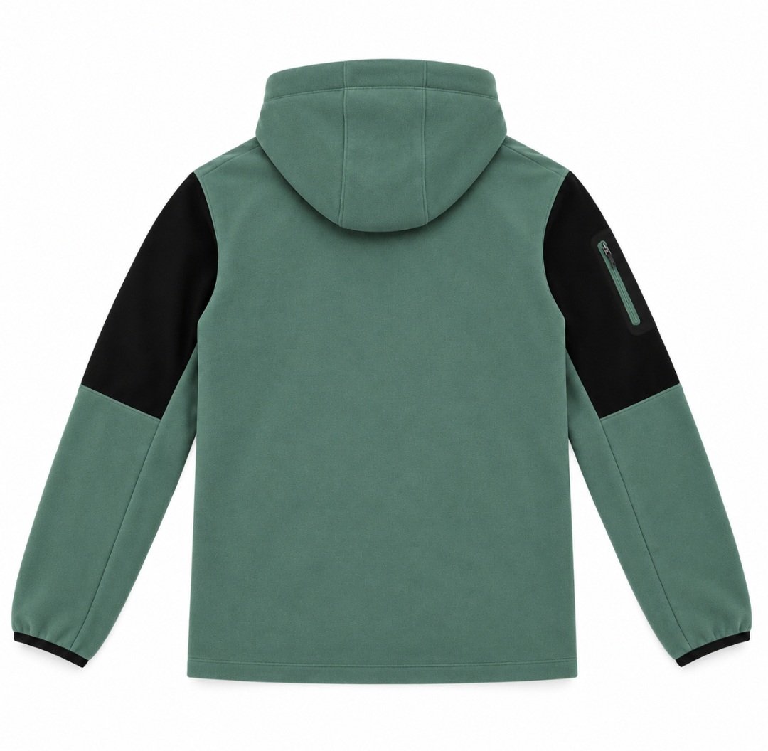 Sudadera con capucha y cremallera KLROO para hombre