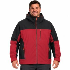 Chaqueta impermeable 3 en 1 WENTWOOD para hombre en tallas grandes