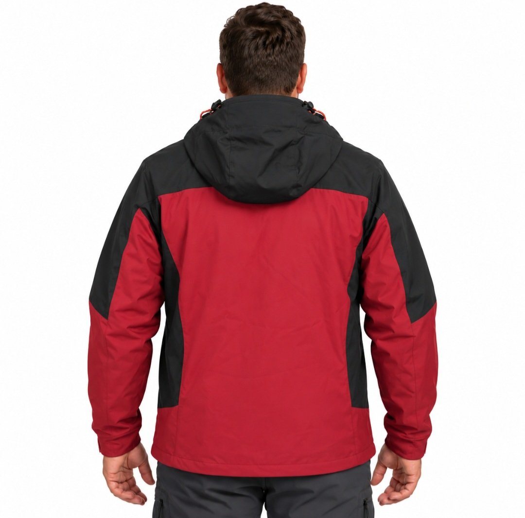 Chaqueta impermeable 3 en 1 WENTWOOD para hombre en tallas grandes