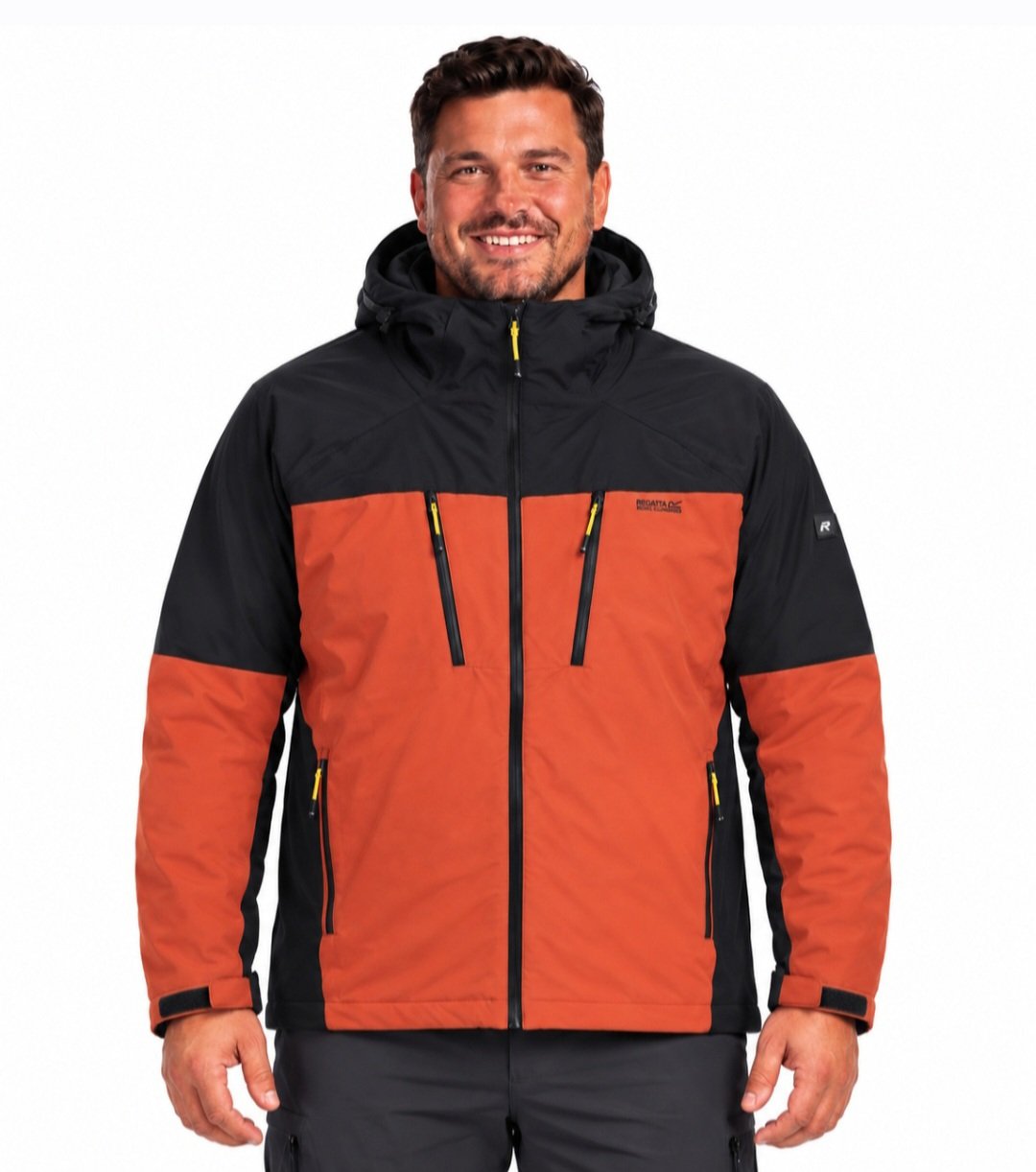 Chaqueta impermeable HIGHTON para hombre en tallas grandes